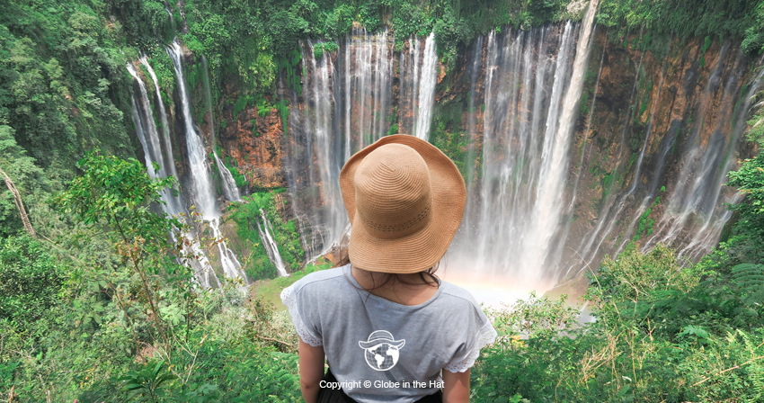 Pesona Coban Tumpak Sewu Malang East Java Globe in the Hat Pesona Coban Tumpak Sewu Malang East Java Globe in the Hat
